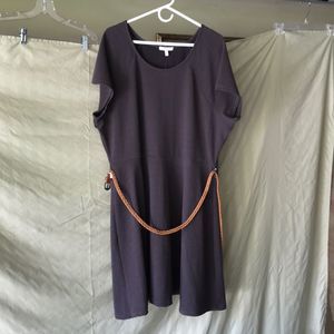Dress with belt